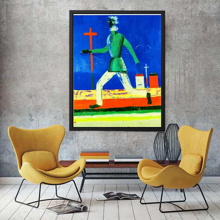 Running Man by  Kasimir Malevich