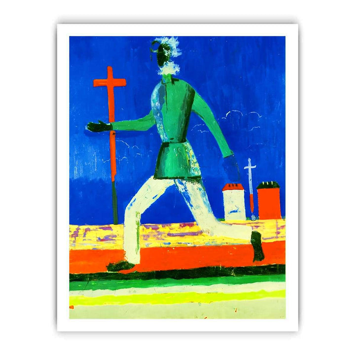 Running Man by  Kasimir Malevich