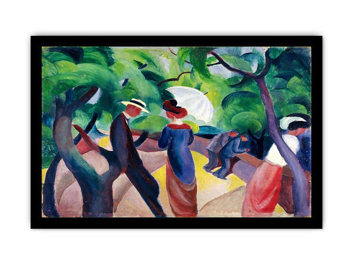 Promenade by August Macke