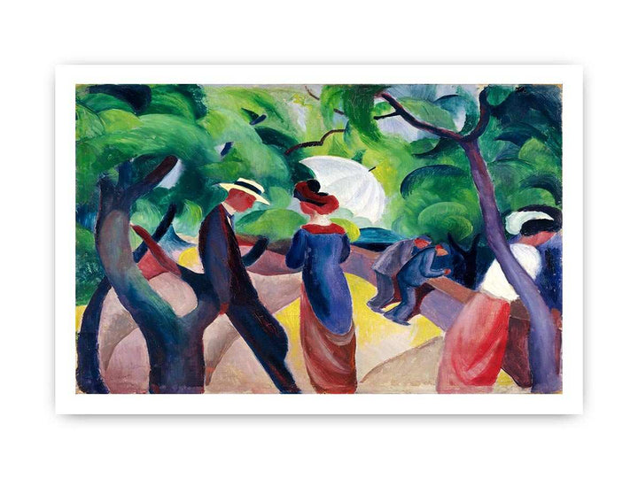 Promenade by August Macke