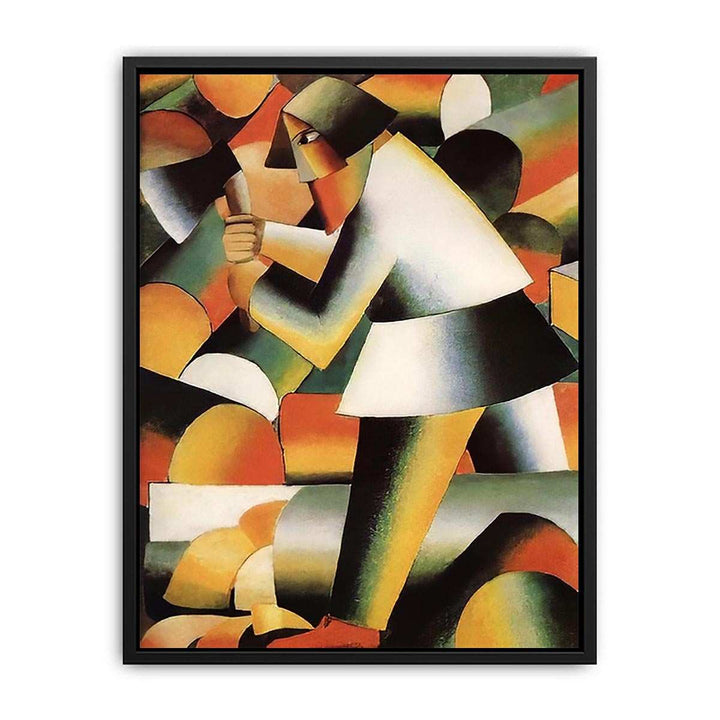 The Woodcutter by Kasimir Malevich