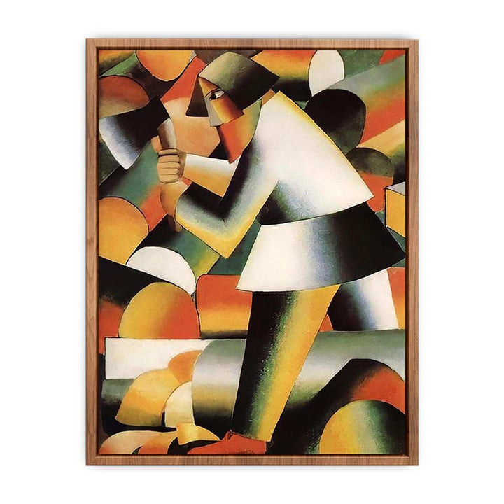 The Woodcutter by Kasimir Malevich