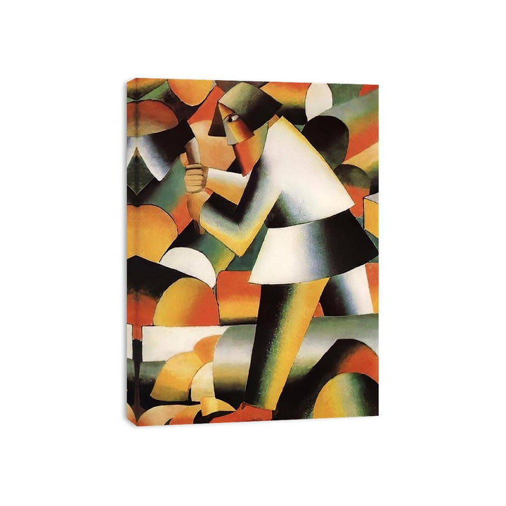 The Woodcutter by Kasimir Malevich