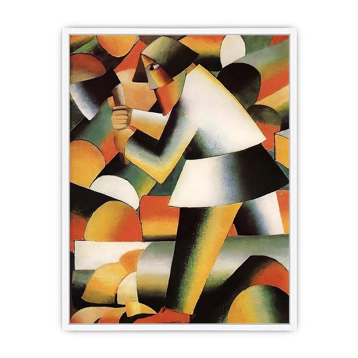 The Woodcutter by Kasimir Malevich