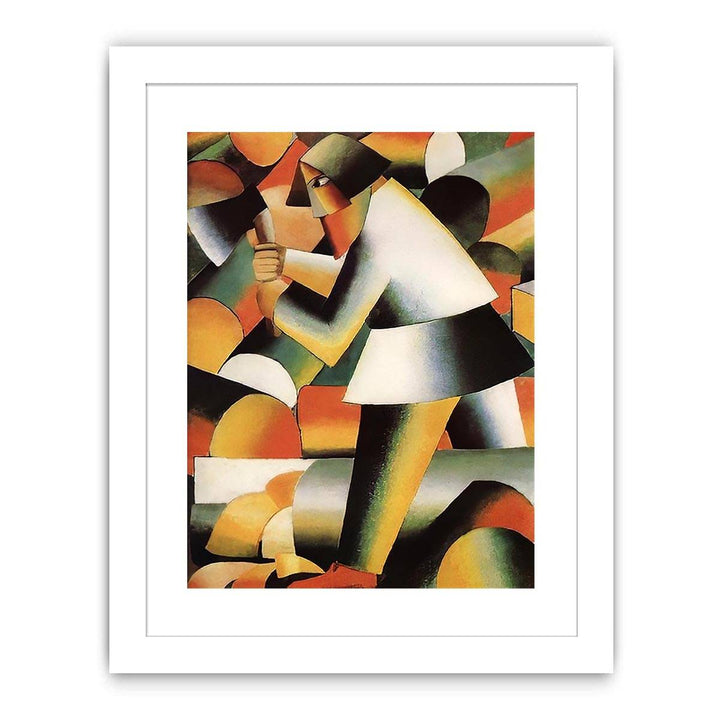 The Woodcutter by Kasimir Malevich