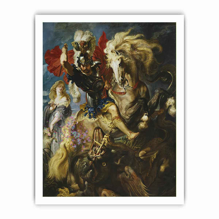 St. George and the Dragon by Paul Rubens