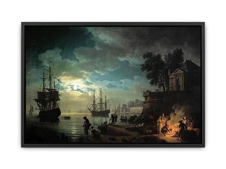 Night A Port in the Moonlight