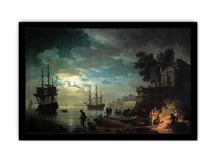 Night A Port in the Moonlight