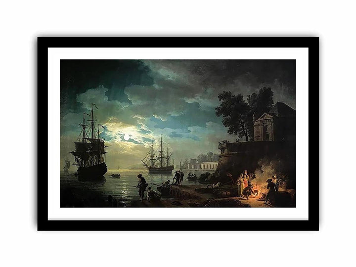 Night A Port in the Moonlight