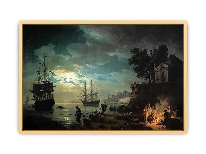 Night A Port in the Moonlight