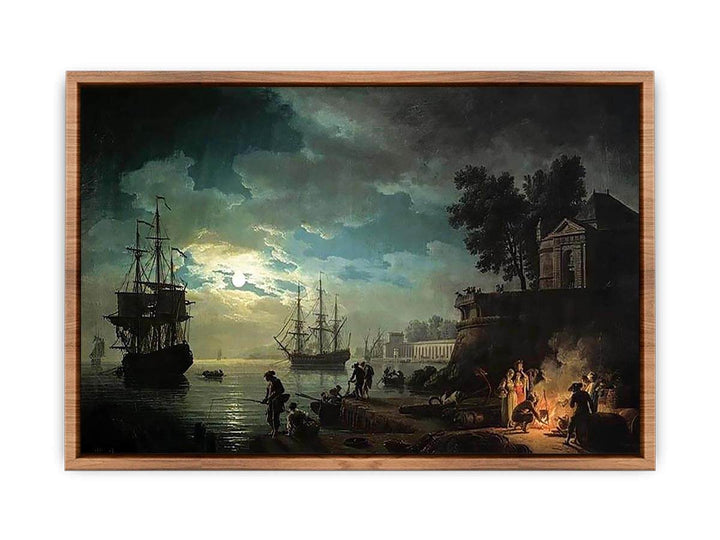 Night A Port in the Moonlight
