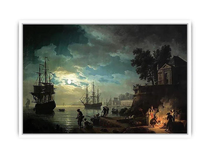 Night A Port in the Moonlight