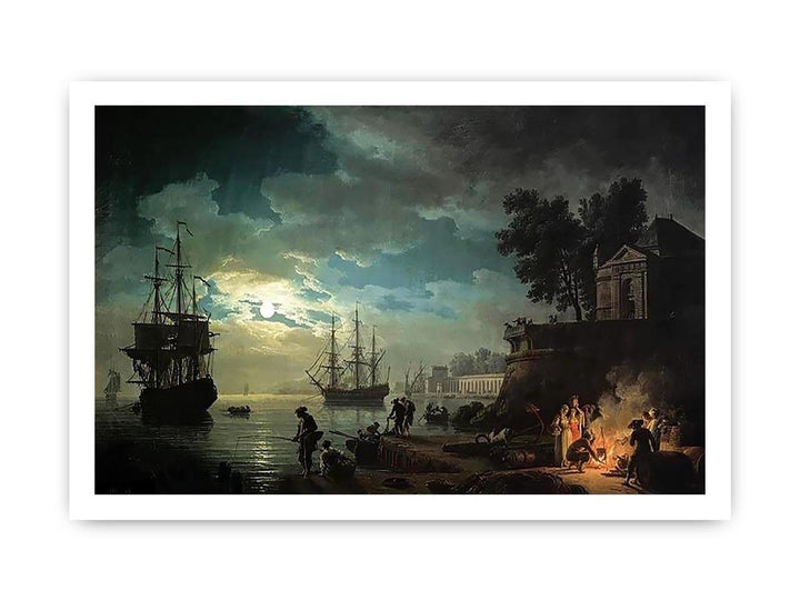 Night A Port in the Moonlight