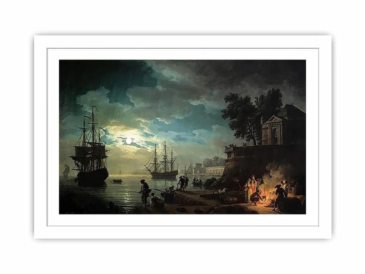 Night A Port in the Moonlight