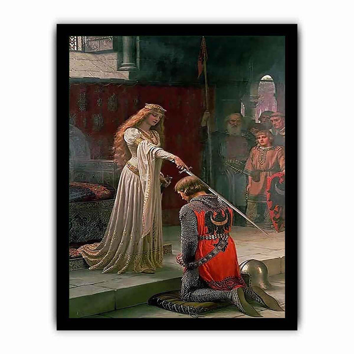 The Accolade by Edmund Blair Blair Leighton