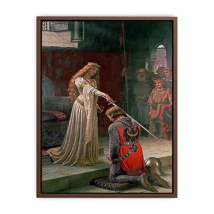 The Accolade by Edmund Blair Blair Leighton
