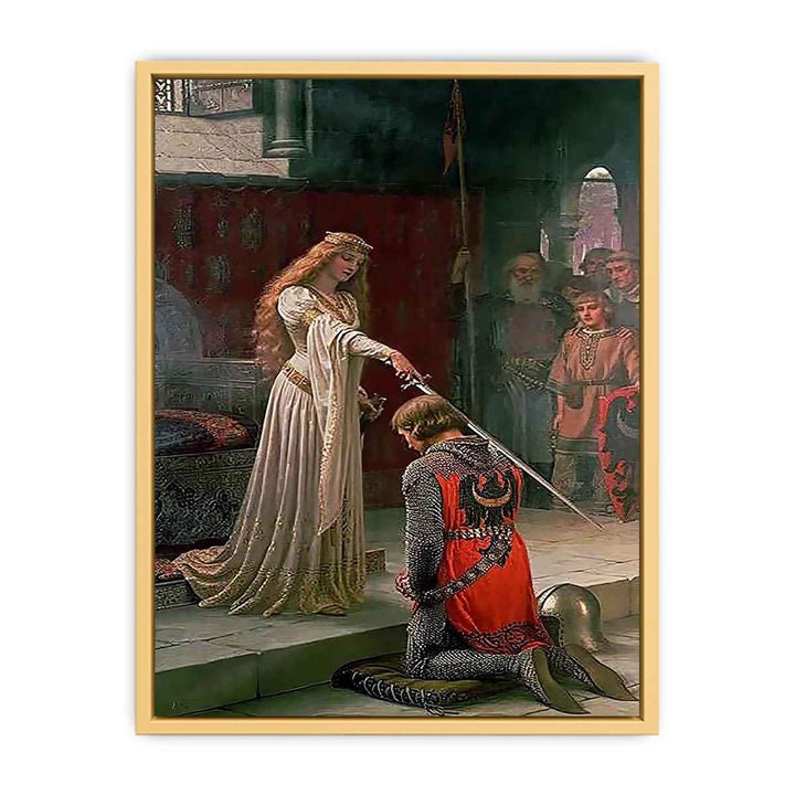 The Accolade by Edmund Blair Blair Leighton