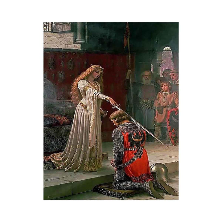 The Accolade by Edmund Blair Blair Leighton