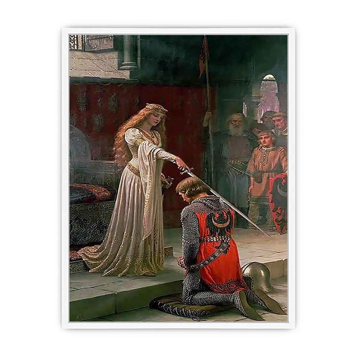The Accolade by Edmund Blair Blair Leighton