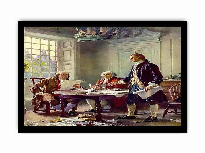 Writing the Declaration of Independence in 1776