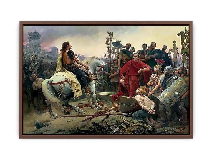Vercingetorix throws down his arms at the feet of Julius Caesar