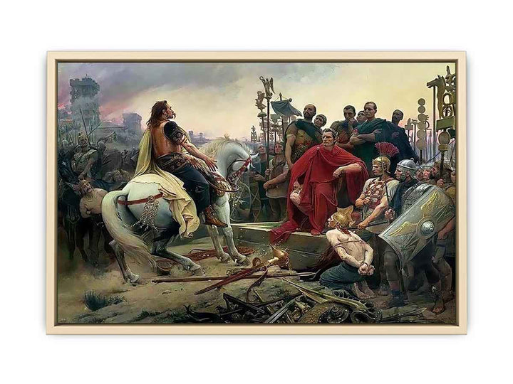 Vercingetorix throws down his arms at the feet of Julius Caesar