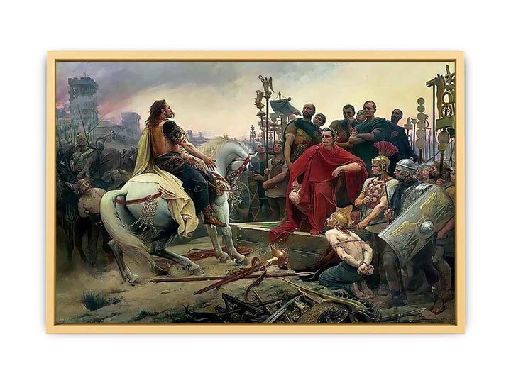 Vercingetorix throws down his arms at the feet of Julius Caesar