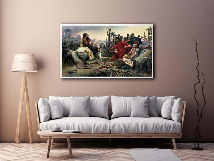 Vercingetorix throws down his arms at the feet of Julius Caesar