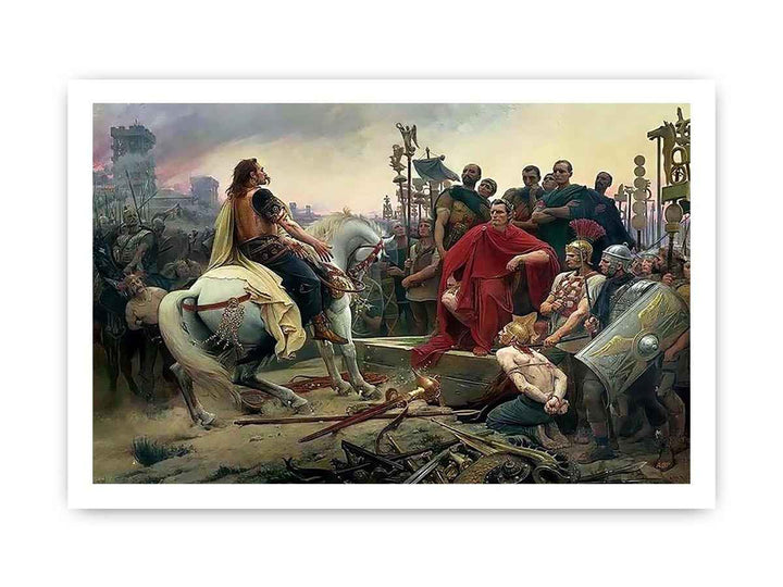 Vercingetorix throws down his arms at the feet of Julius Caesar