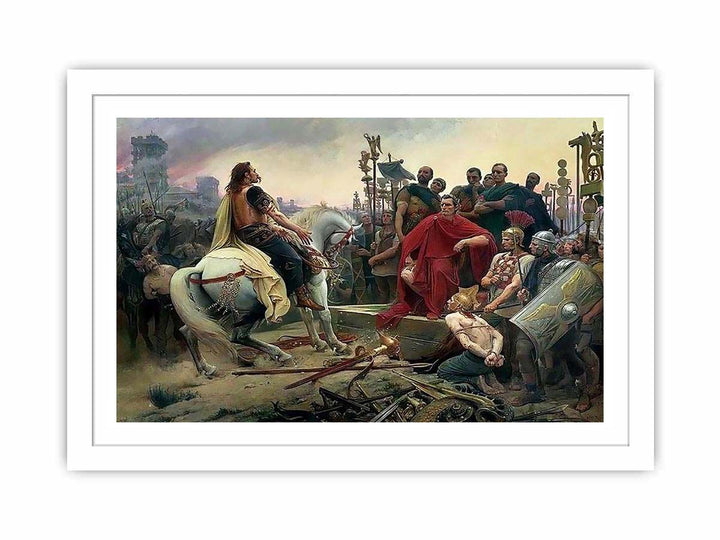 Vercingetorix throws down his arms at the feet of Julius Caesar
