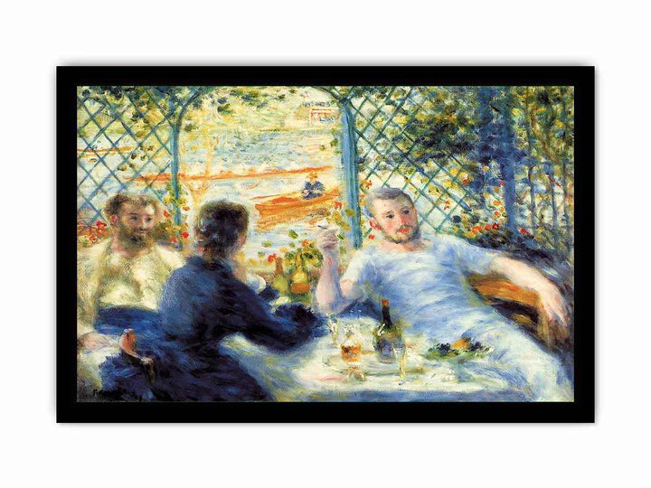 The Canoeists Luncheon by Pierre-Auguste Renoir