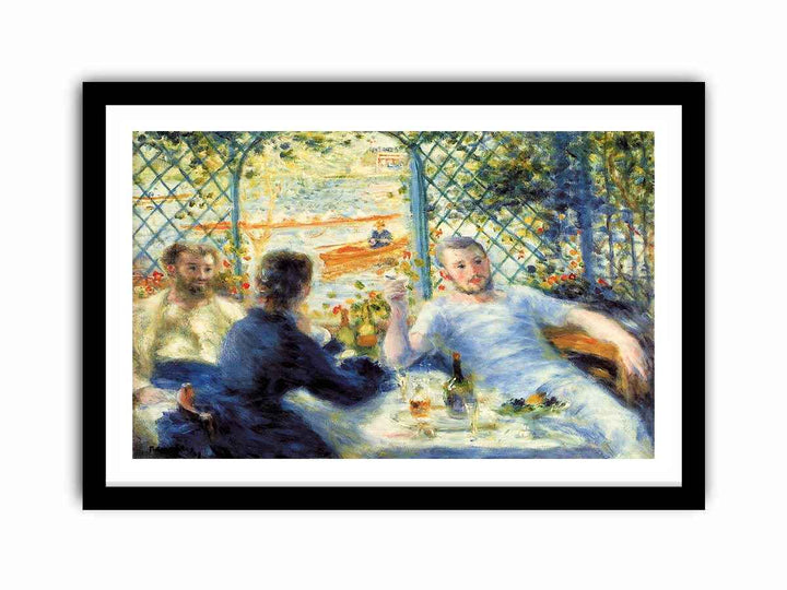 The Canoeists Luncheon by Pierre-Auguste Renoir