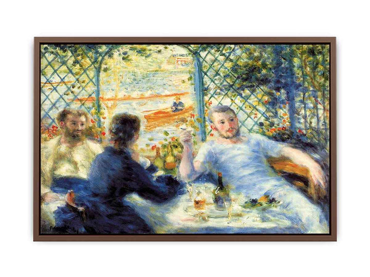 The Canoeists Luncheon by Pierre-Auguste Renoir