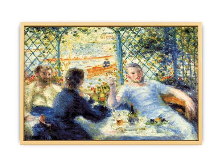 The Canoeists Luncheon by Pierre-Auguste Renoir