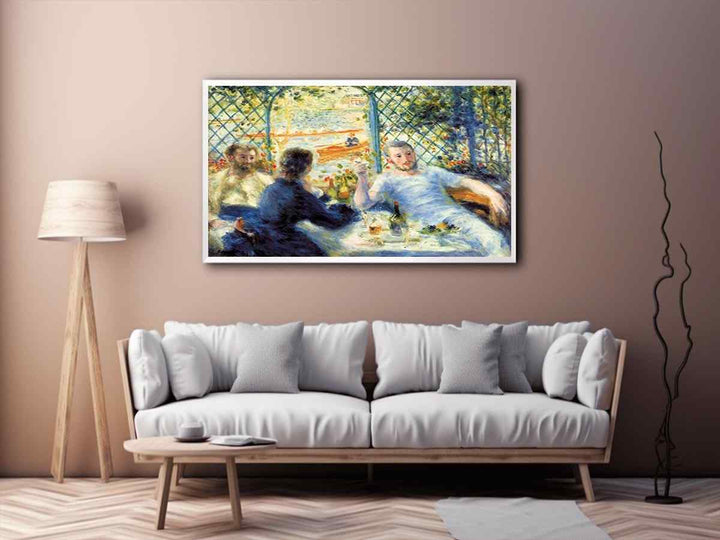 The Canoeists Luncheon by Pierre-Auguste Renoir