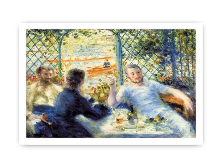 The Canoeists Luncheon by Pierre-Auguste Renoir