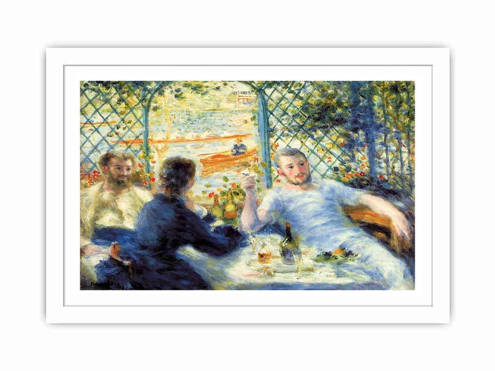 The Canoeists Luncheon by Pierre-Auguste Renoir
