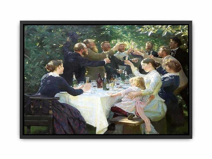 Hip Hip Hurrah Artists Party at Skagen Canvas Print