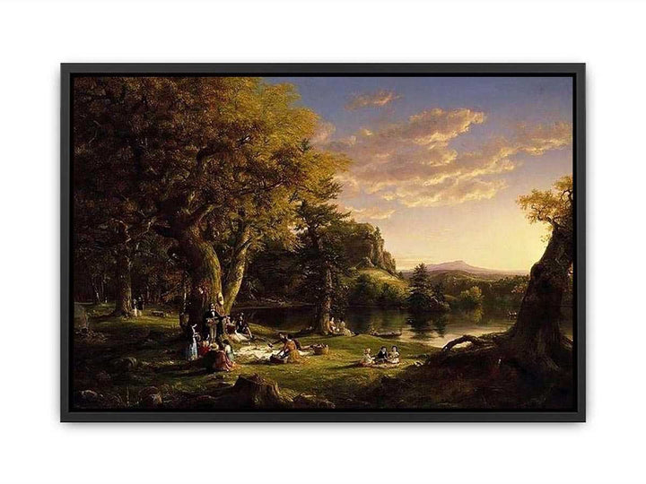 The Picnic by Thomas Cole