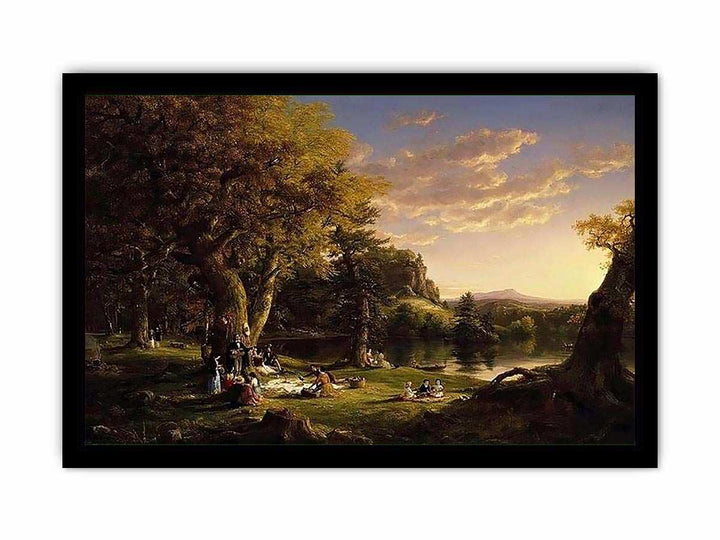 The Picnic by Thomas Cole