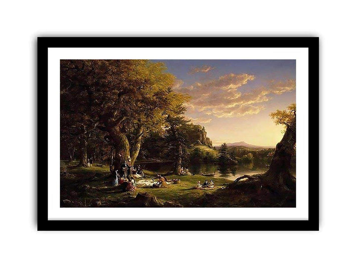 The Picnic by Thomas Cole