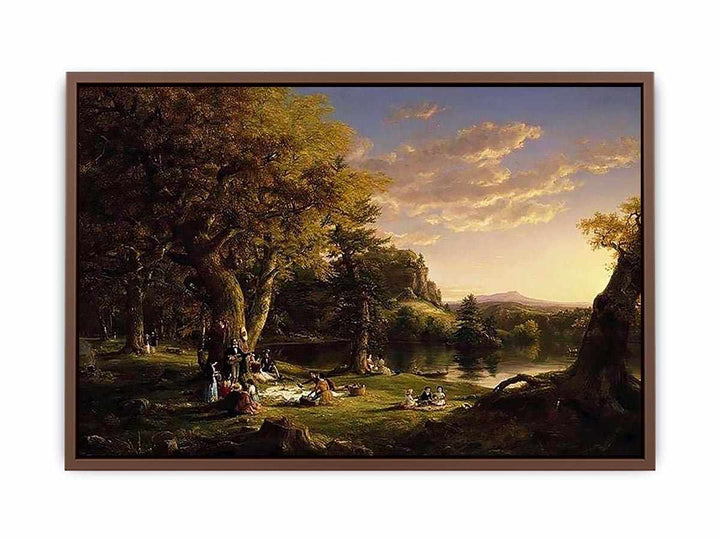 The Picnic by Thomas Cole