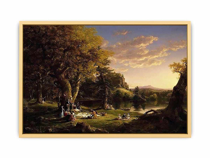The Picnic by Thomas Cole