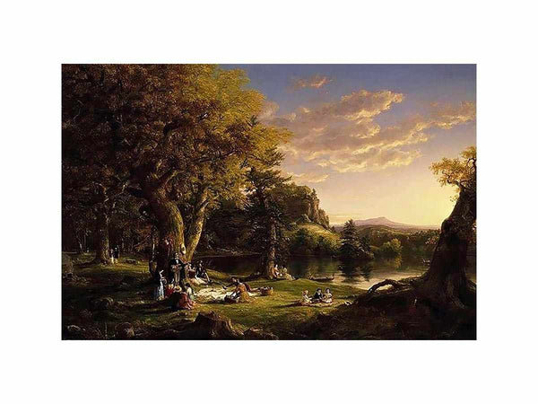 The Picnic by Thomas Cole