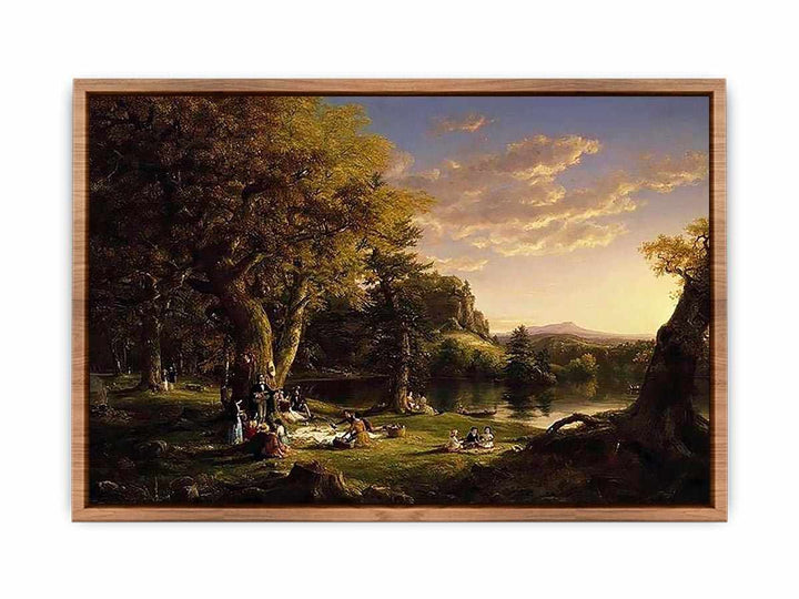 The Picnic by Thomas Cole