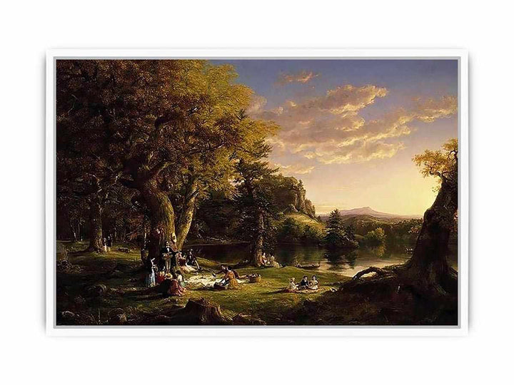 The Picnic by Thomas Cole