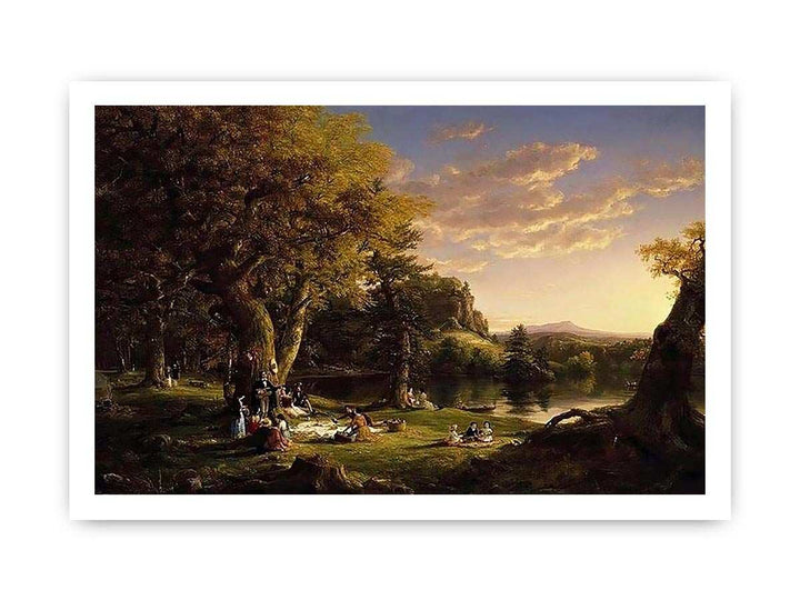 The Picnic by Thomas Cole