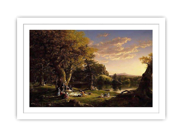 The Picnic by Thomas Cole