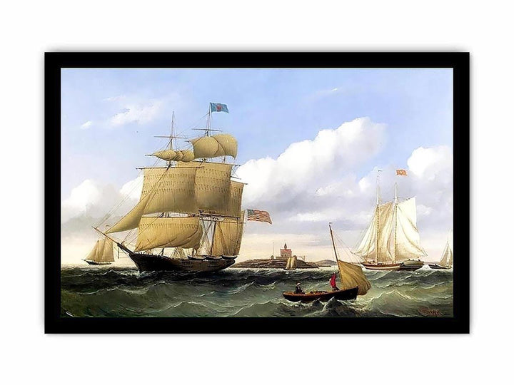 The Whaleship "Emma C. Jones" off Round Hills, New Bedford