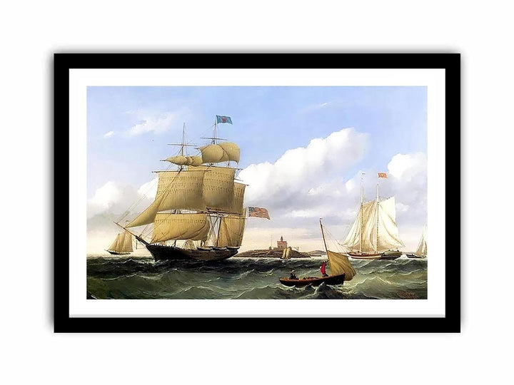 The Whaleship "Emma C. Jones" off Round Hills, New Bedford